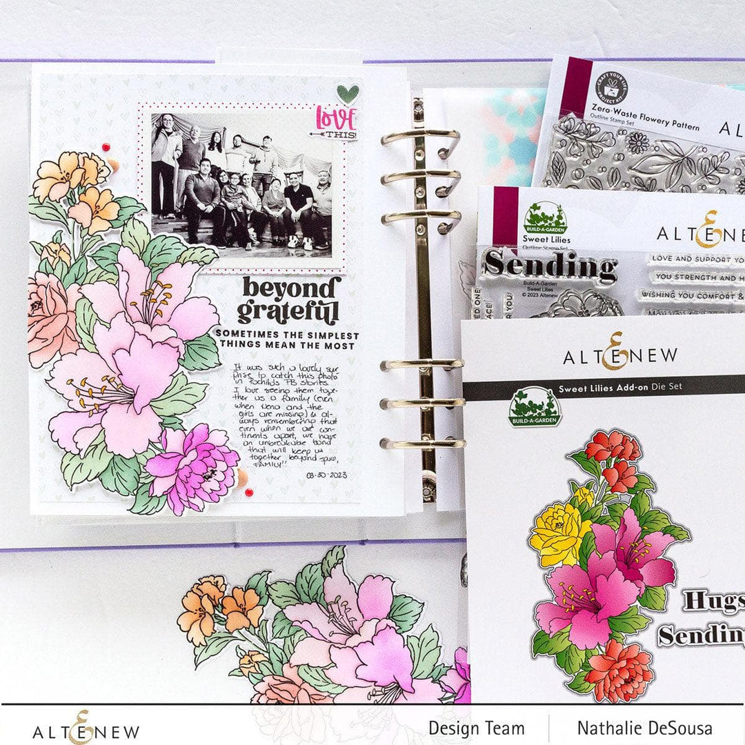 Altenew Build-A-Garden Bundle Build-A-Garden: Sweet Lilies & Add-on Die Bundle