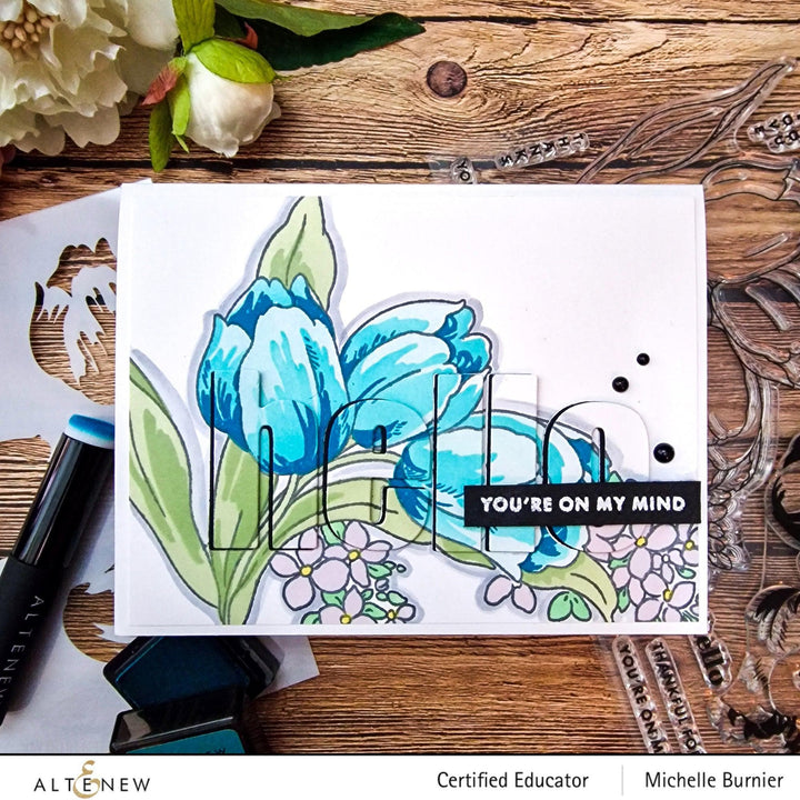 Altenew Build-A-Garden Bundle Build-A-Garden: Tulips & Friends & Add-on Die Bundle
