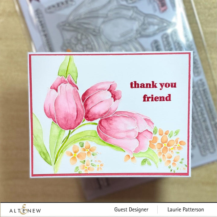 Altenew Build-A-Garden Bundle Build-A-Garden: Tulips & Friends & Add-on Die Bundle