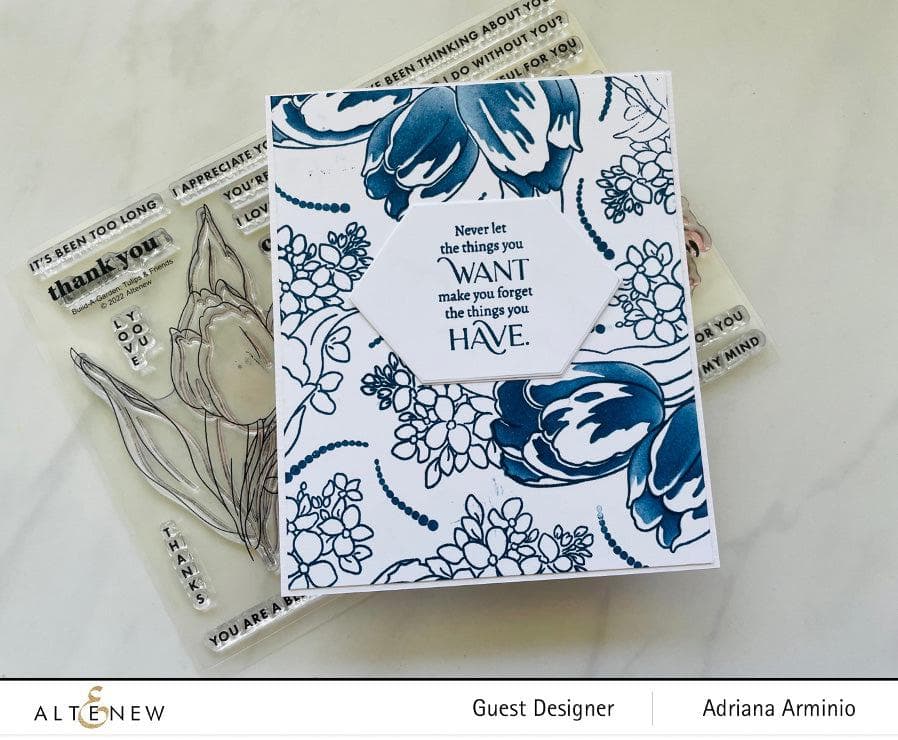 Altenew Build-A-Garden Bundle Build-A-Garden: Tulips & Friends & Add-on Die Bundle