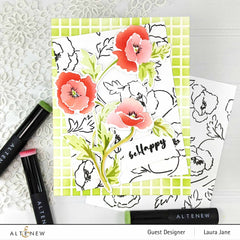 Altenew Build-A-Garden Set Build-A-Garden: Dancing Poppies