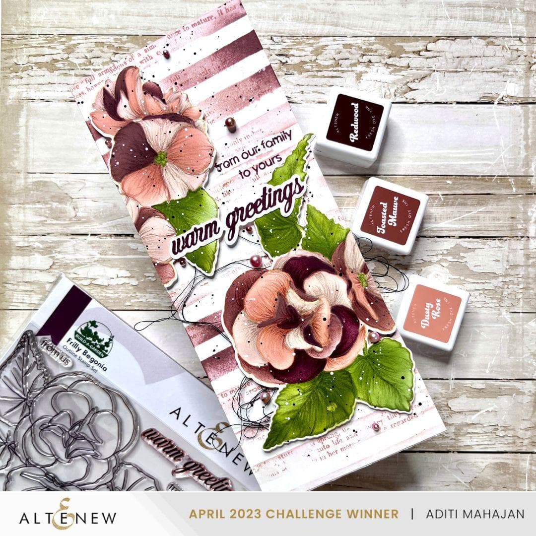 Altenew Build-A-Garden Set Build-A-Garden: Frilly Begonia