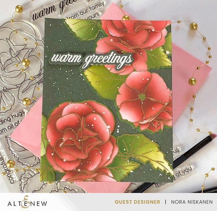 Altenew Build-A-Garden Set Build-A-Garden: Frilly Begonia