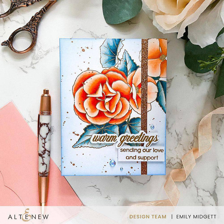 Altenew Build-A-Garden Set Build-A-Garden: Frilly Begonia