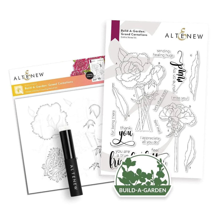 Altenew Build-A-Garden Set Build-A-Garden: Grand Carnations