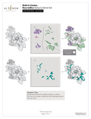 Altenew Build-A-Garden Set Build-A-Garden: Rosa Gallica