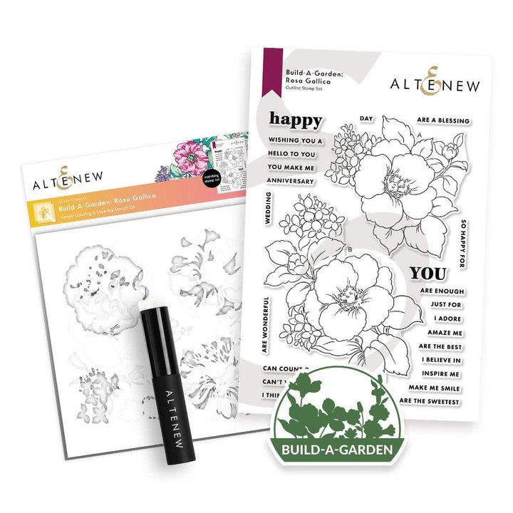 Altenew Build-A-Garden Set Build-A-Garden: Rosa Gallica