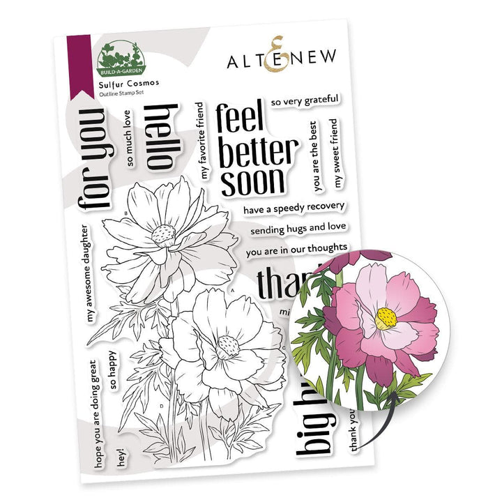 Build-A-Garden: Sulfur Cosmos