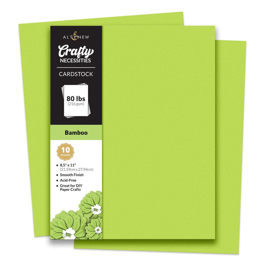 Crafty Necessities: Bamboo Cardstock (10 sheets/set)