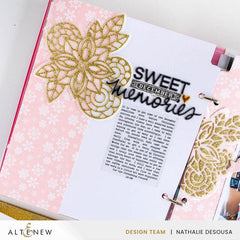 Glitter Cardstock Set - Citrine (8.5x11, 10 sheets)