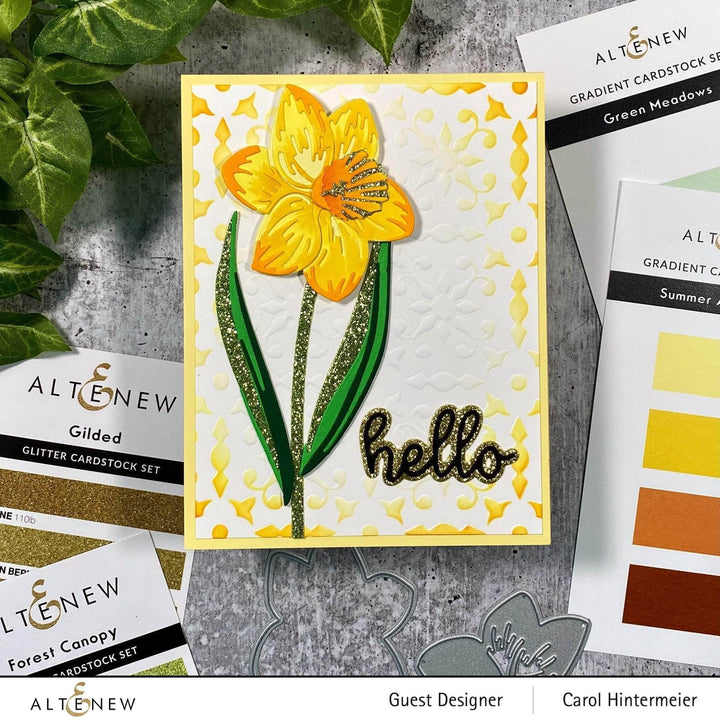 Part A-Glitz Art Craft Co.,LTD Cardstock Glitter Cardstock Set - Gilded