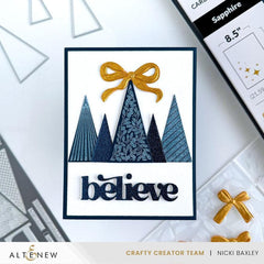 Glitter Cardstock Set - Sapphire (8.5x11, 10 sheets)