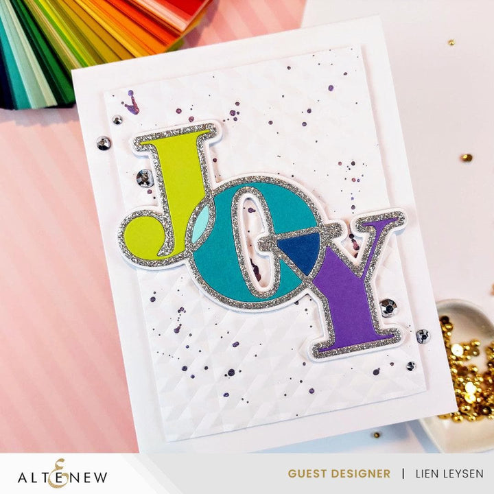 Part A-Glitz Art Craft Co.,LTD Cardstock Glitter Gradient Cardstock Set - Milky Way (6 Colors, 24 sheets)