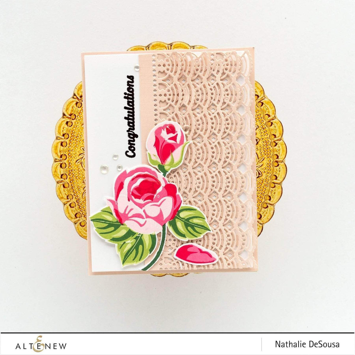 Altenew Creativity Kit Featurette Adding Sparkle to Stamped Images Class