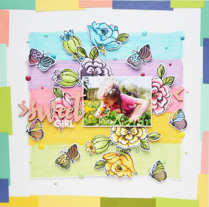 Altenew Creativity Kit Featurette Adding Subtle Dimension to Solid Image Stamps Class