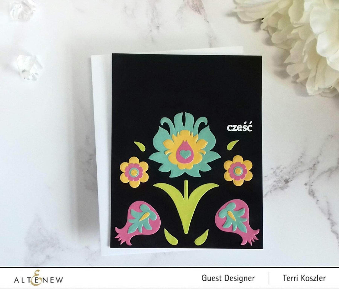 Altenew Creativity Kit Featurette All Over Layered Die-Cut Backgrounds Class