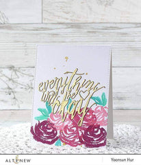 Altenew Creativity Kit Featurette All Over Layered Die-Cut Backgrounds Class