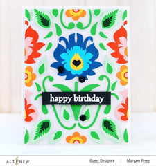 Altenew Creativity Kit Featurette All Over Layered Die-Cut Backgrounds Class