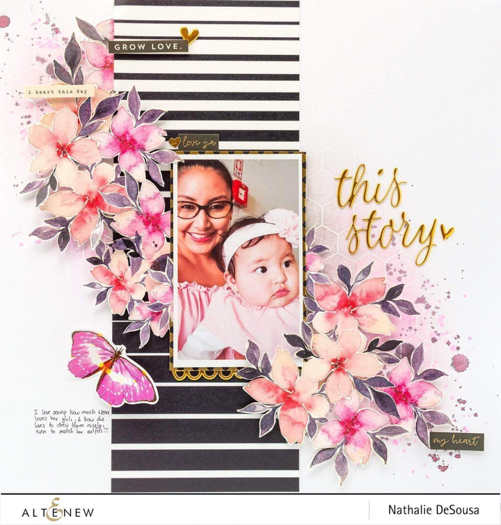 Altenew Creativity Kit Featurette All Over Layered Die-Cut Backgrounds Class