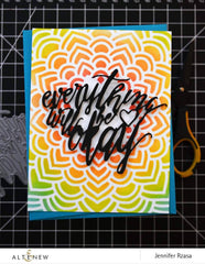 Altenew Creativity Kit Featurette All Over Stamped Backgrounds Class