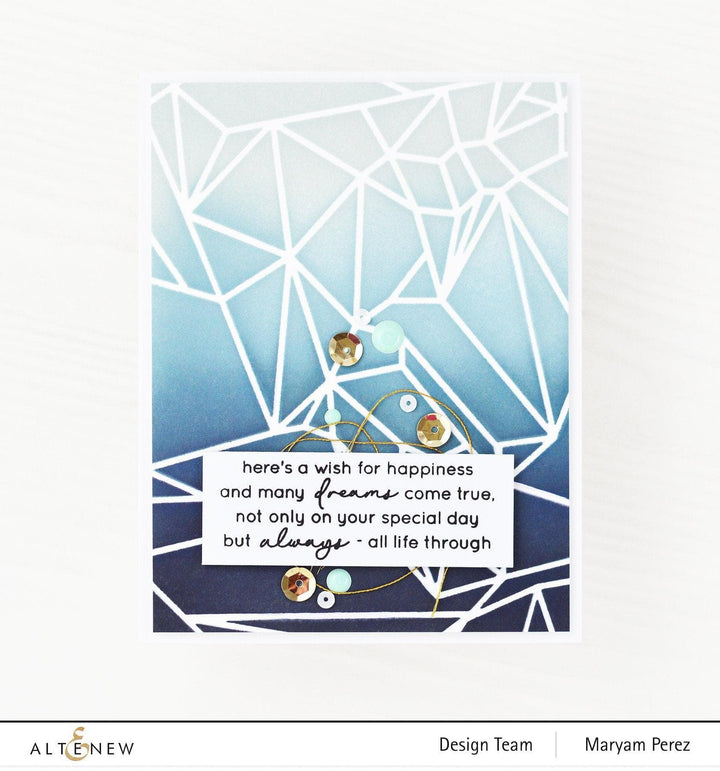 Altenew Creativity Kit Featurette All Over Stamped Die-Cut Backgrounds Class