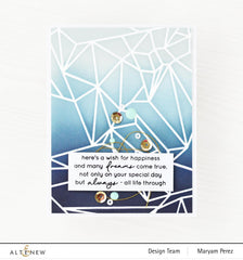 Altenew Creativity Kit Featurette All Over Stamped Die-Cut Backgrounds Class