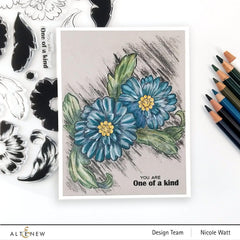 Altenew Creativity Kit Featurette All Over Watercolored Background Class