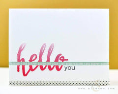 Altenew Creativity Kit Featurette Creating a Softer Stamp Look with No Outline Class