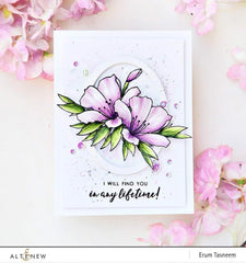 Altenew Creativity Kit Featurette Creating a Softer Stamp Look with No Outline Class