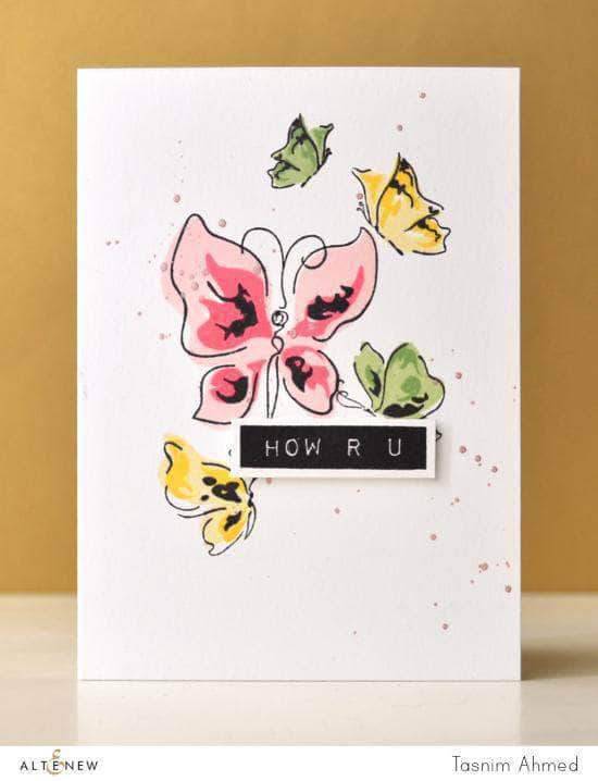 Altenew Creativity Kit Featurette Creating Dimension  with Stamped Acetate Class