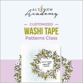 Altenew Creativity Kit Featurette Customized Washi Tape Patterns Class