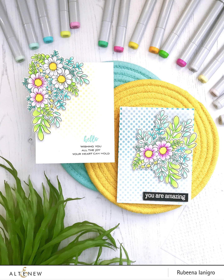 Altenew Creativity Kit Featurette DIY Stenciled Backgrounds Class