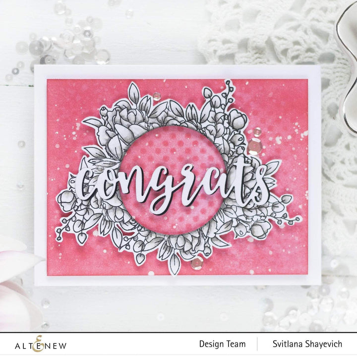 Altenew Creativity Kit Featurette DIY Stenciled Backgrounds Class