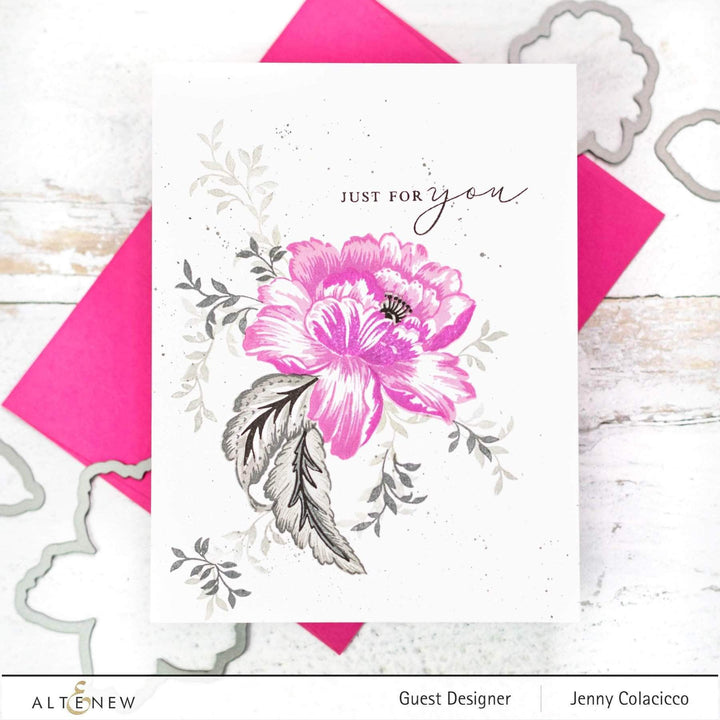 Altenew Creativity Kit Featurette DIY Stenciled Backgrounds Class