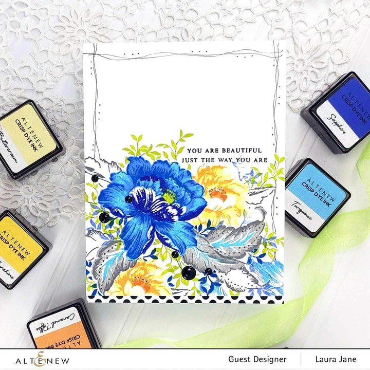 Altenew Creativity Kit Featurette DIY Stenciled Backgrounds Class