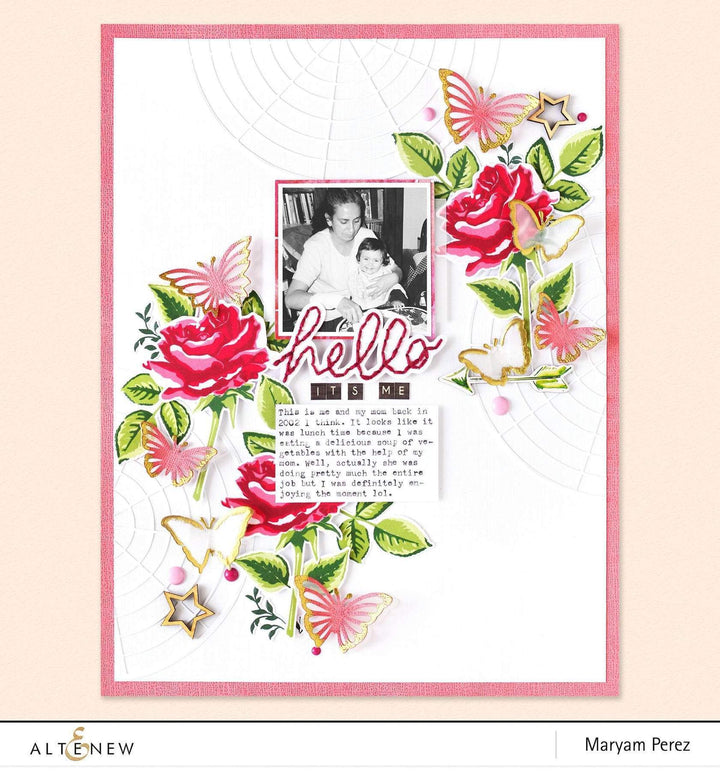 Altenew Creativity Kit Featurette DIY Stenciled Backgrounds Class