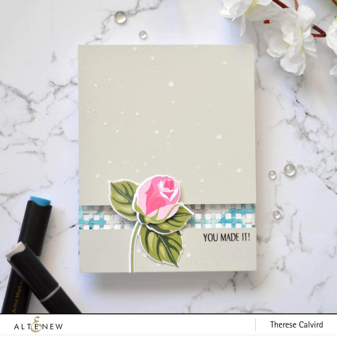 Altenew Creativity Kit Featurette DIY Stenciled Backgrounds Class