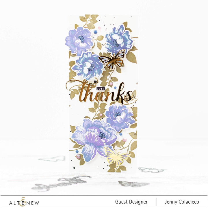 Altenew Creativity Kit Featurette DIY Stenciled Backgrounds Class