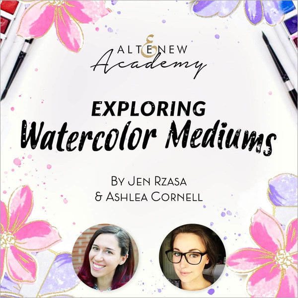 Exploring Watercolor Mediums Online Cardmaking Class