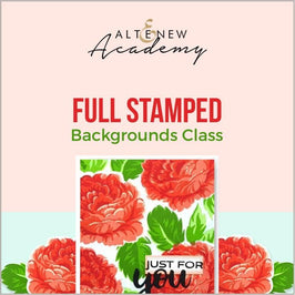 Altenew Creativity Kit Featurette Full Stamped Backgrounds Class