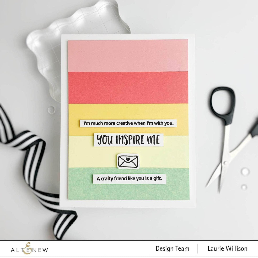 Altenew Creativity Kit Featurette Ink Resist to Add a Focal Point Class