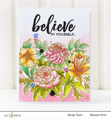 Altenew Creativity Kit Featurette Making Florals Pop Off a Dark Background Class
