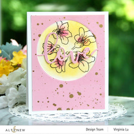 Altenew Creativity Kit Featurette Masking Floral Image Class