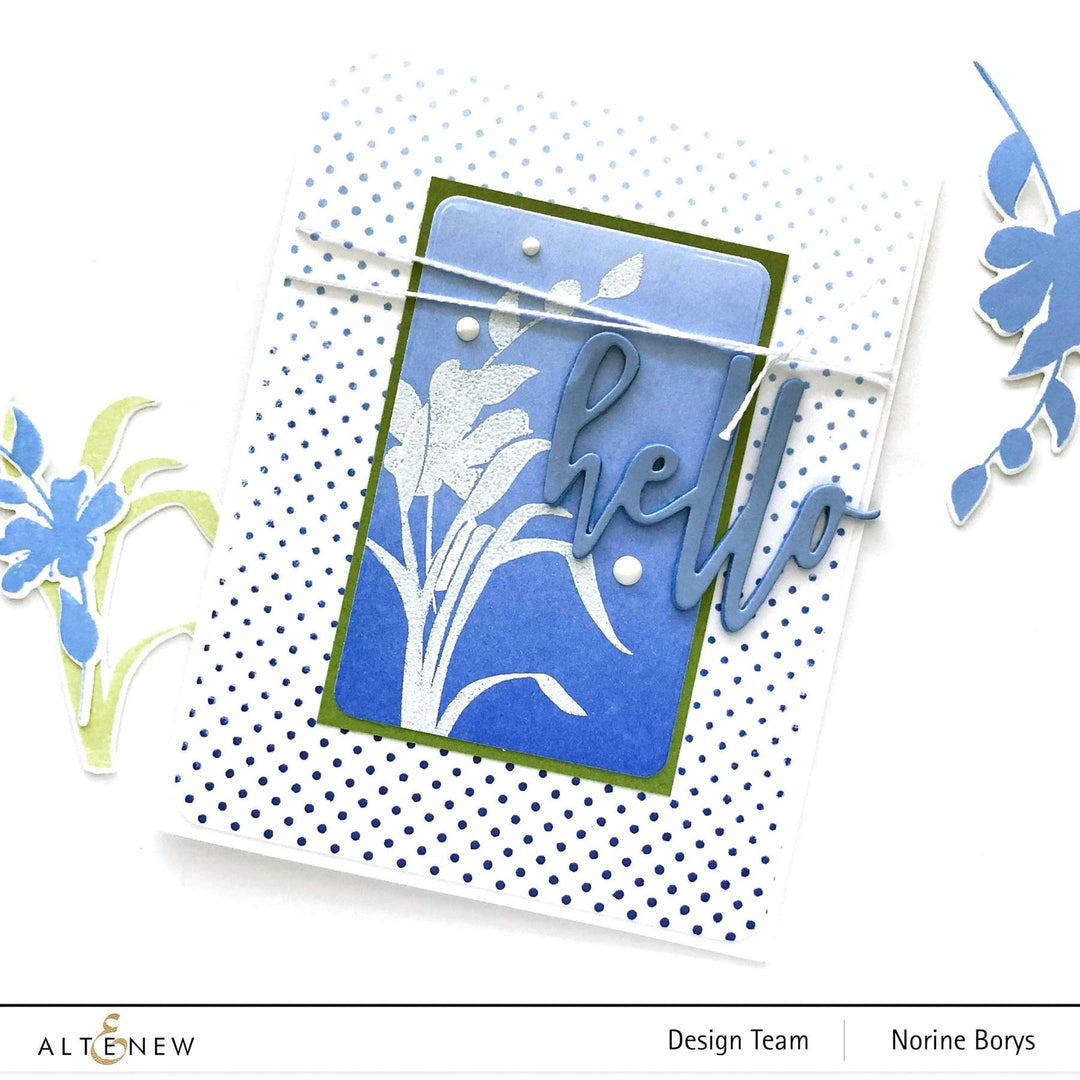Altenew Creativity Kit Featurette Multi Heat Embossed Resist Background Class