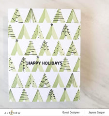 Altenew Creativity Kit Featurette Multi Heat Embossed Resist Background Class