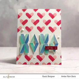 Altenew Creativity Kit Featurette Multi Heat Embossed Resist Background Class