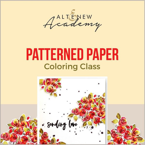 Patterned Paper Coloring Class