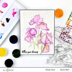 Altenew Creativity Kit Featurette Rainbow Watercolor Background Class