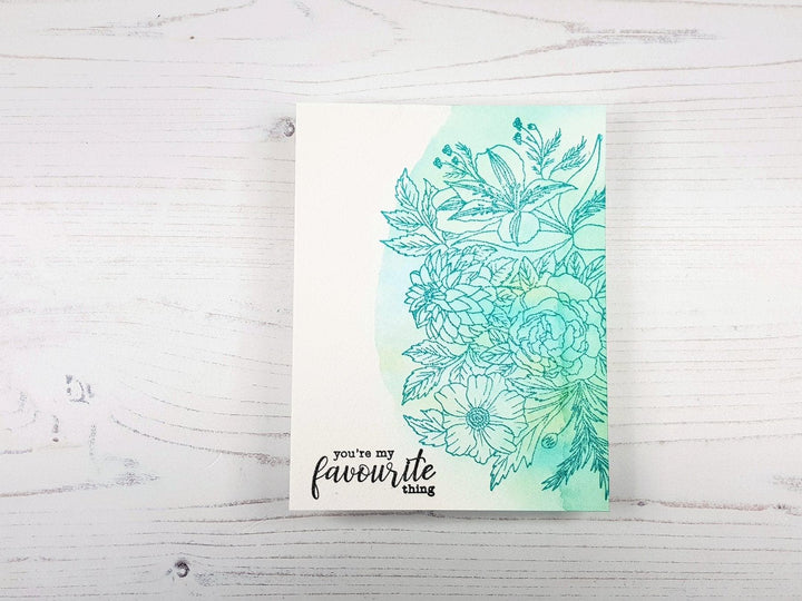 Altenew Creativity Kit Featurette Rainbow Watercolor Background Class