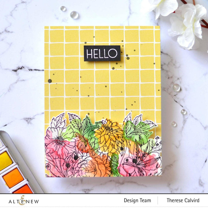 Altenew Creativity Kit Featurette Rainbow Watercolor Background Class